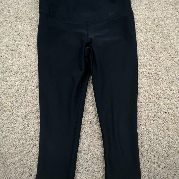Nike Dri-Fit Running Tights Women's Size XS Black Stretch Active Pants Short - Picture 1 of 10